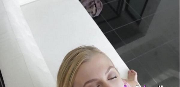  Teen stepsister pov jizzed